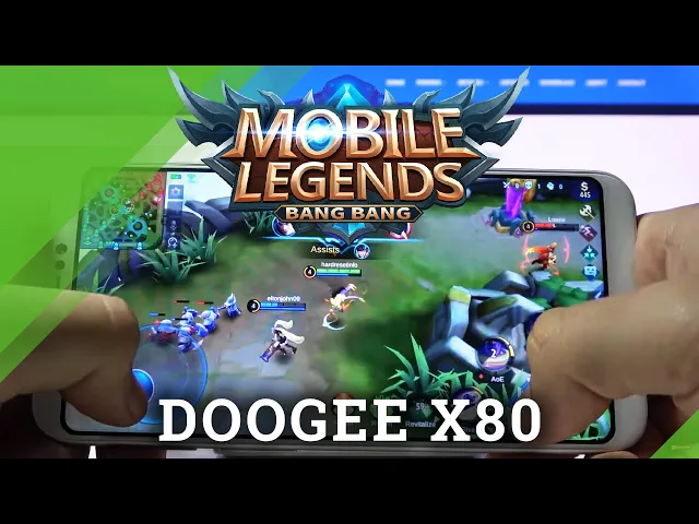 Video thumbnail for Gameplay of Mobile Legends: Bang Bang on Doogee X80 - Check Performance