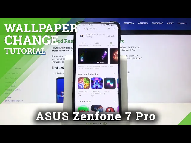Video thumbnail for How to Install Live Wallpaper on ASUS Zenfone 7 Pro – Magic Fluids