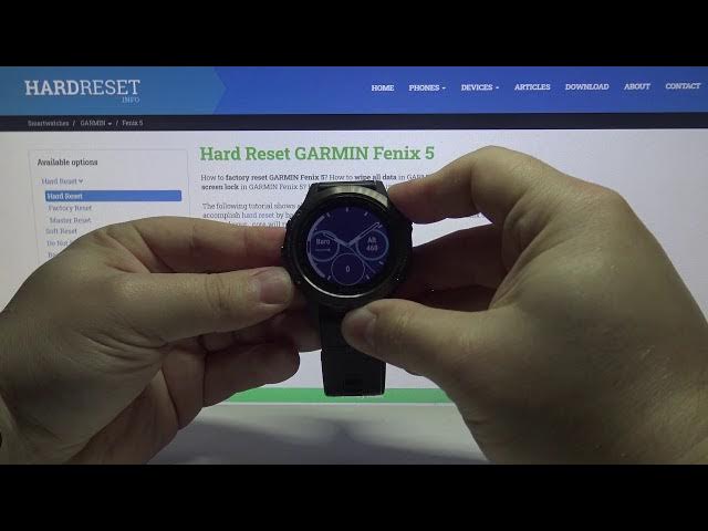 Video thumbnail for How to Change Watch Face in GARMIN Fenix 5 Performer – Refresh Display