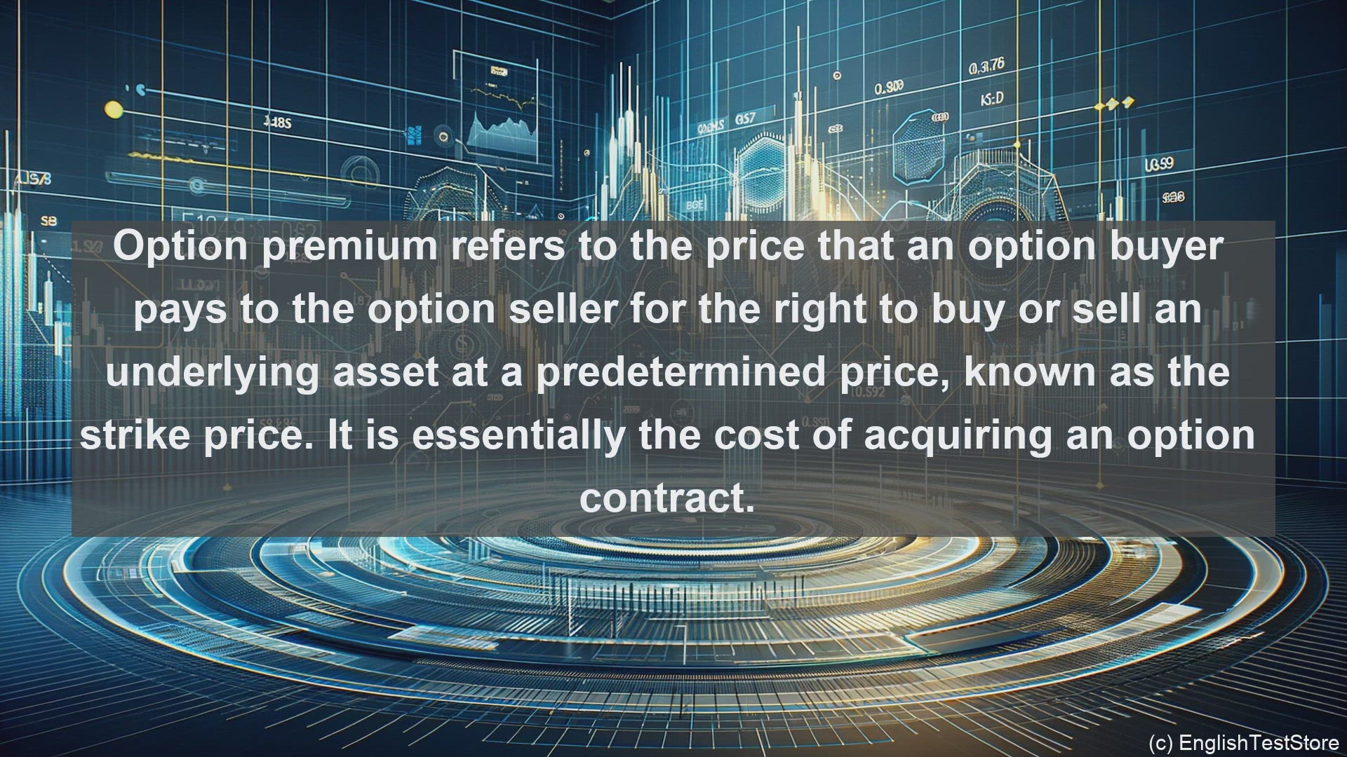'Video thumbnail for Option premium in economics and finance'