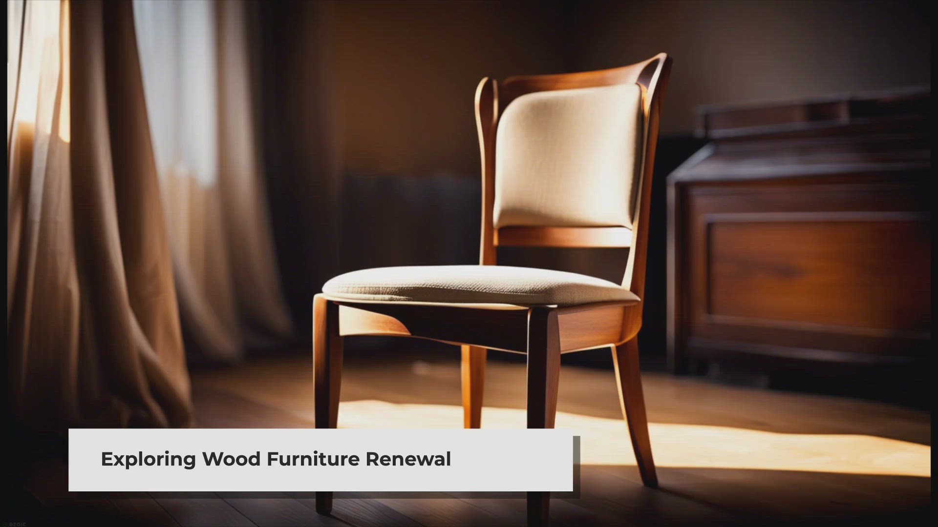 'Video thumbnail for Renewing Old Wood Furniture: A Comprehensive Guide'