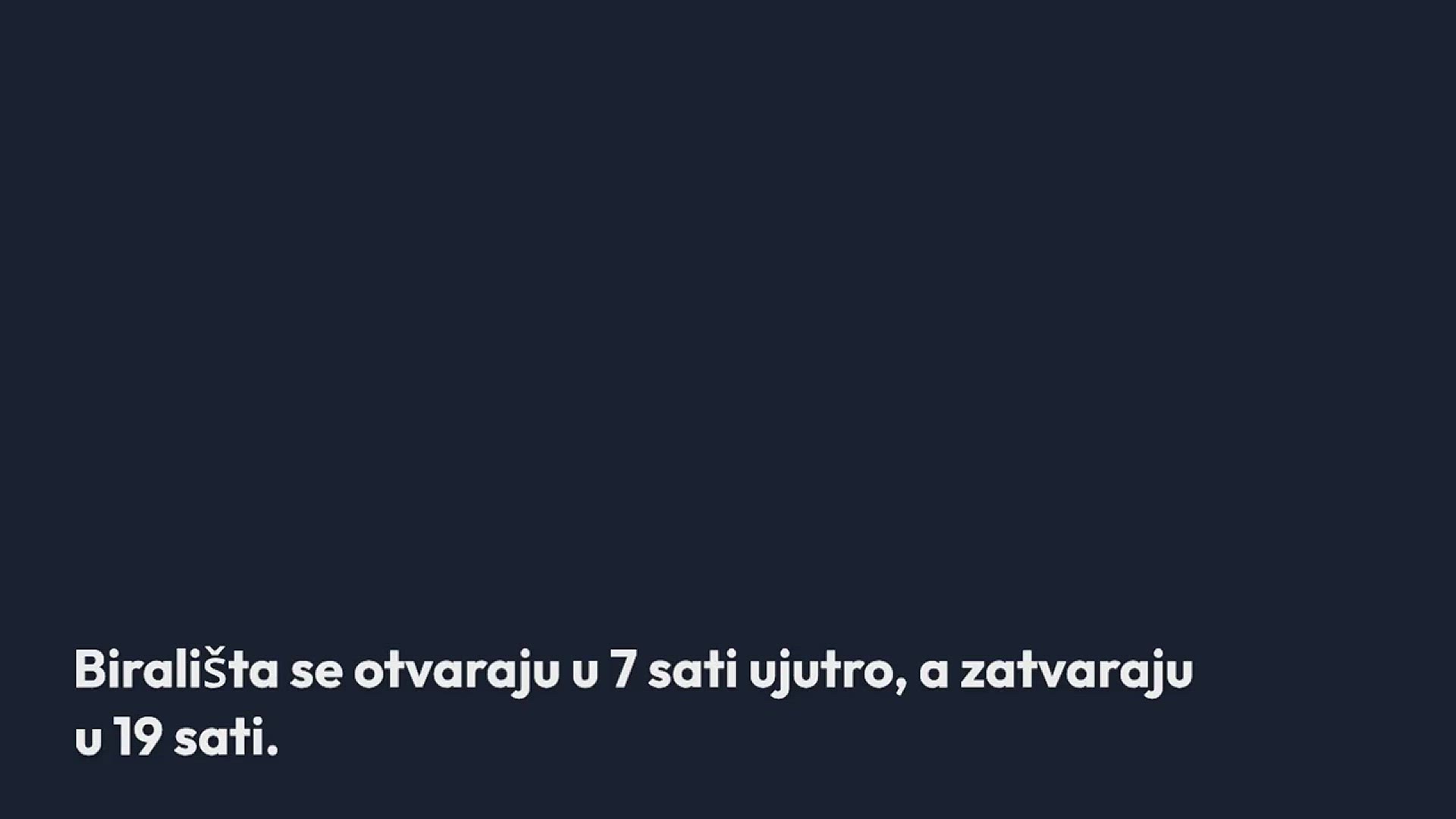 Video thumbnail for Birališta u Hrvatskoj se otvaraju u 7 sati ujutro: Ne zaboravite ponijeti osobnu ili putovnicu