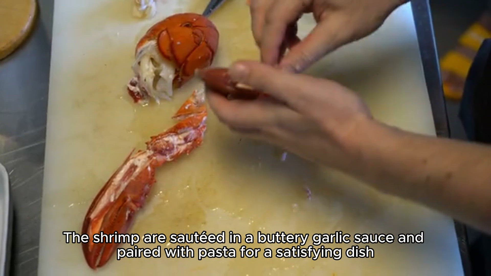 Video thumbnail for Shrimp pasta recipe