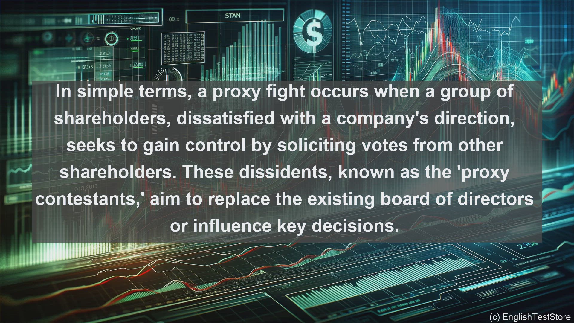 'Video thumbnail for Proxy fight in economics and finance'