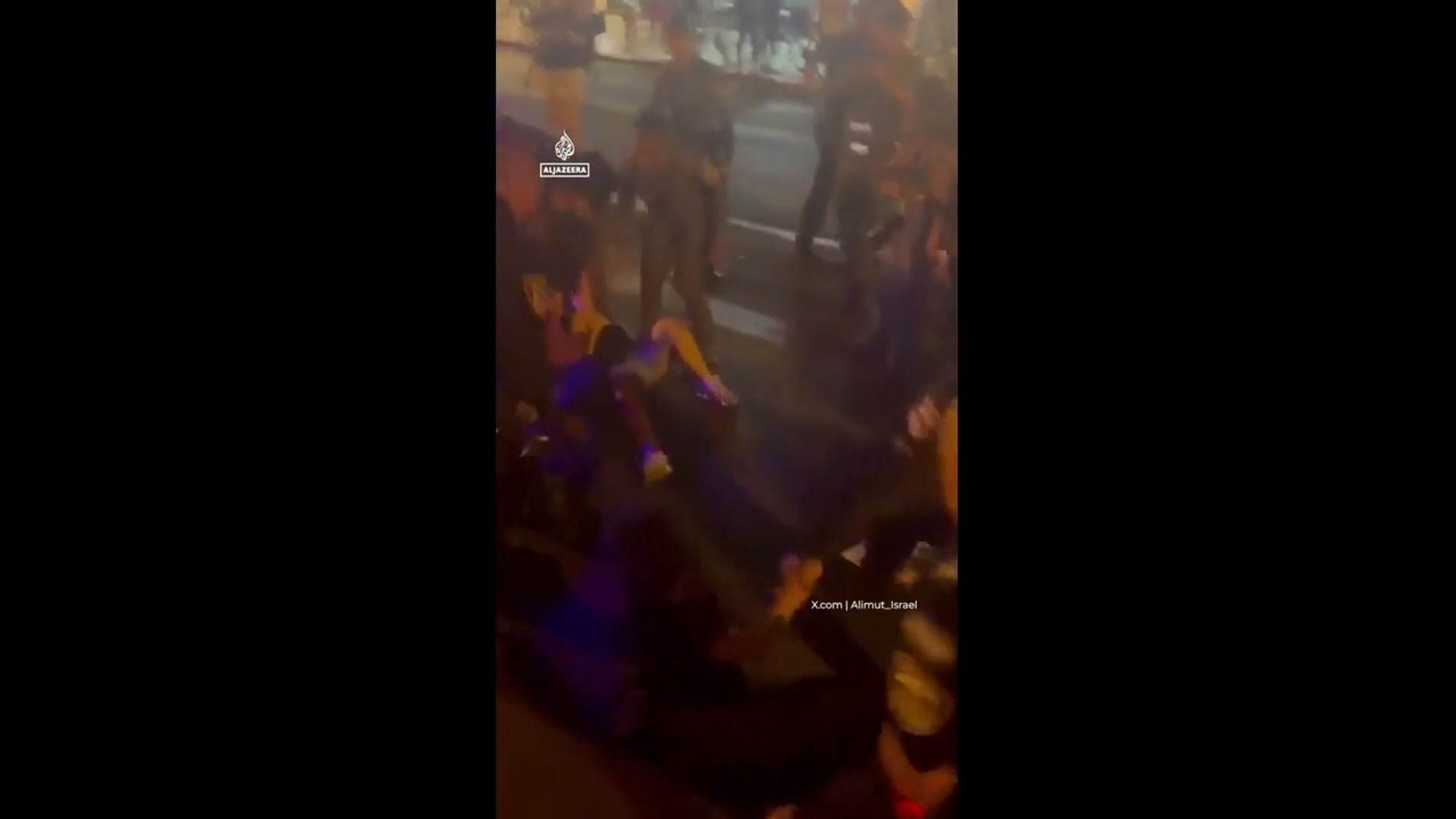 'Video thumbnail for Israeli protesters clash with police over Gaza genocide'