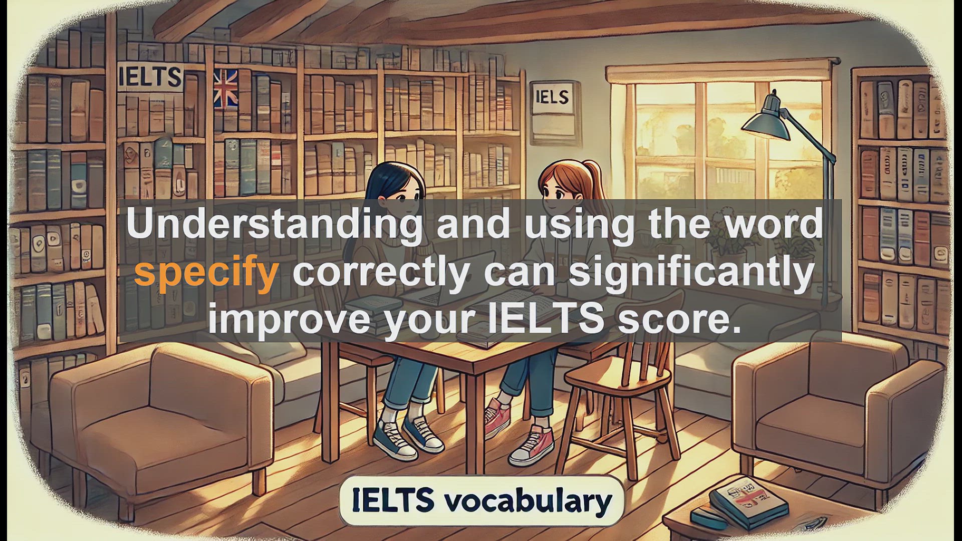 'Video thumbnail for 2500 Must Know IELTS 6.5 Vocabulary - Mastering 'Specify': Boost Your IELTS Score'