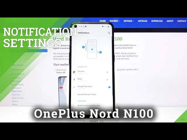 Video thumbnail for How to Disable Notifications from an App in OnePlus Nord N100 – Personalize Notifications