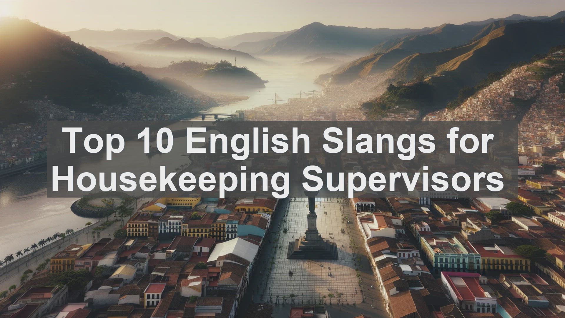'Video thumbnail for Top 10 English Slangs for Housekeeping Supervisors'