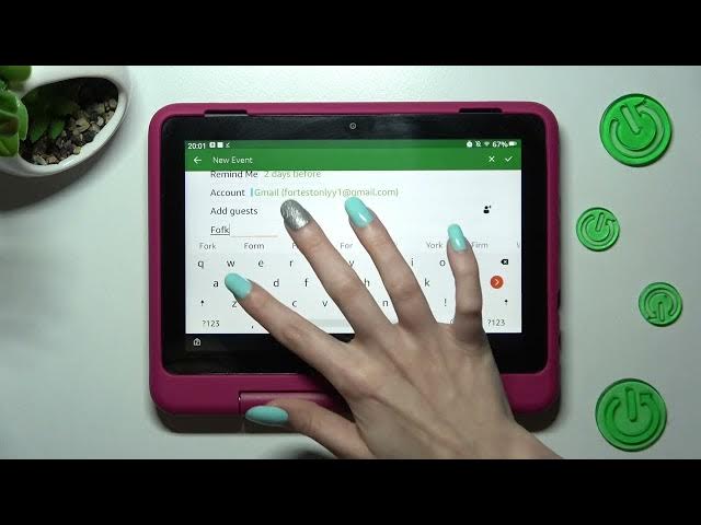 Video thumbnail for AMAZON Fire HD 8 Kids Edition 2022 - How to Add Event to Calendar? Set Reminder for Everything!