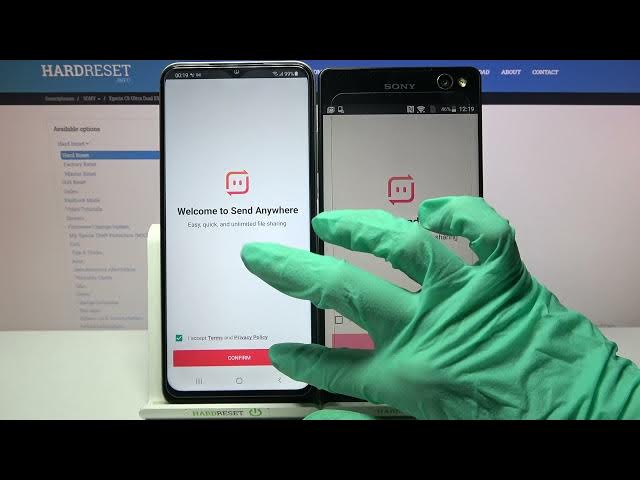 Video thumbnail for How to Move Data from SAMSUNG Phone to SONY Xperia C5 Ultra - Send Files Wirelessly / Transfer Data