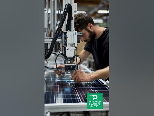 Video thumbnail for Solar panel manufacturing / assembly
