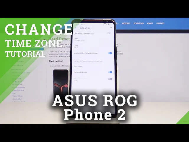 Video thumbnail for How to Change Time in ASUS ROG Phone 2 – Time & Date Settings