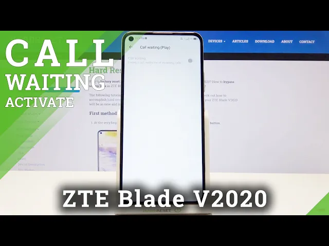 Video thumbnail for How to Enable Call Waiting in ZTE Blade v2020 – Find Call Waiting Option