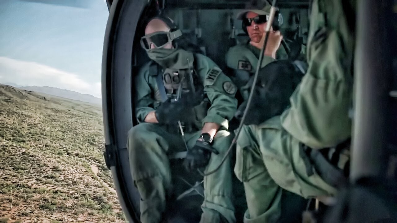 'Video thumbnail for Arizona National Guard Assists Border Patrol With Capture'