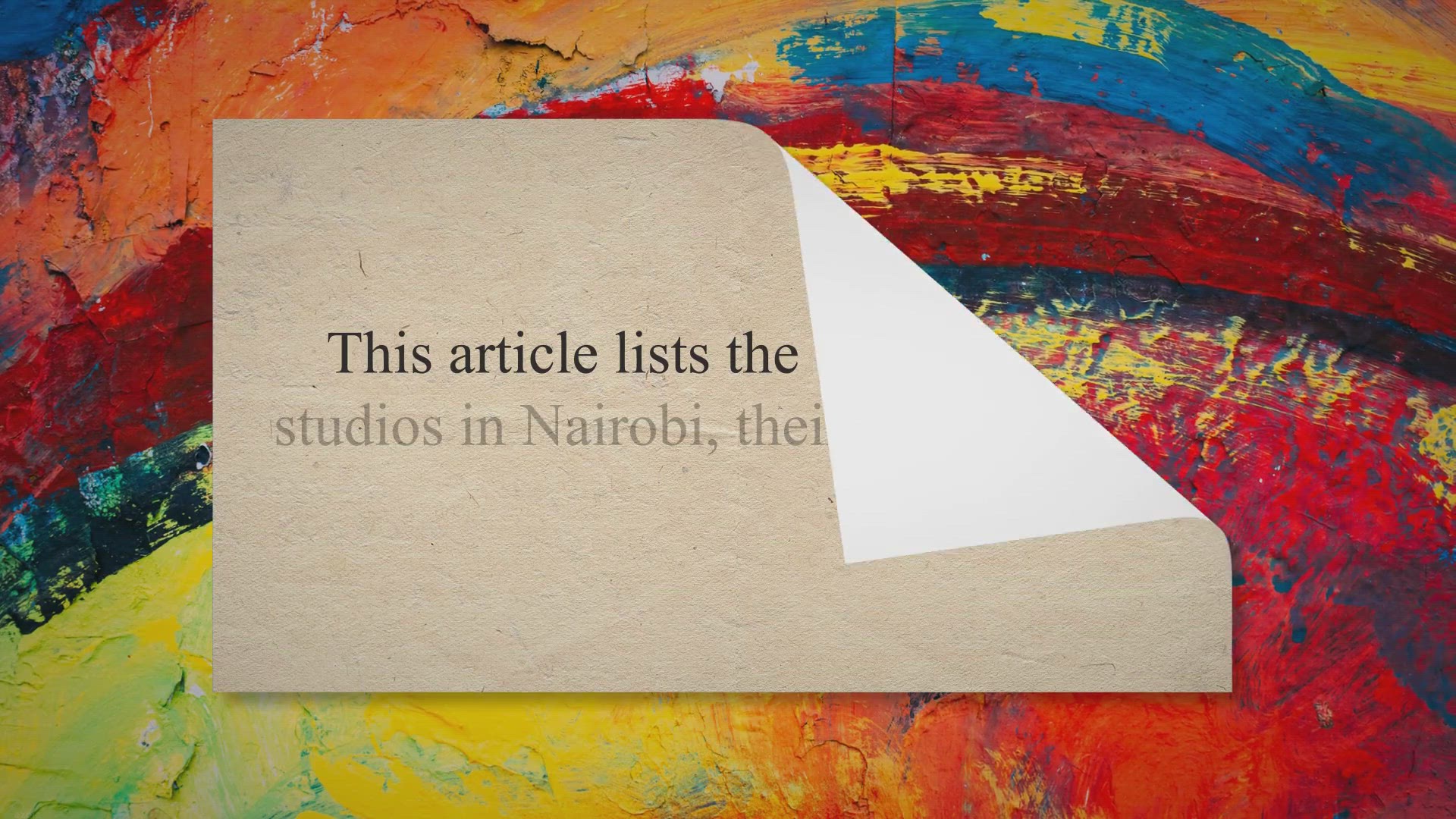 Video thumbnail for Top 15 Photo Studios in Nairobi with Their Prices