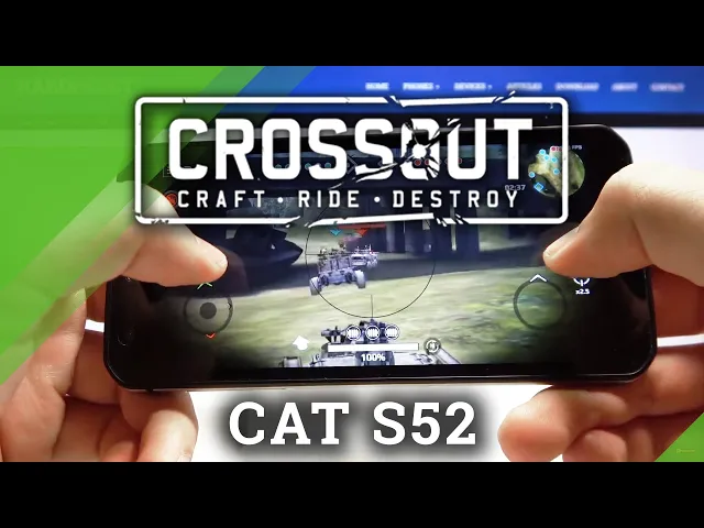 Video thumbnail for Crossout Mobile Gameplay on CAT S52 – High Graphics Checkup