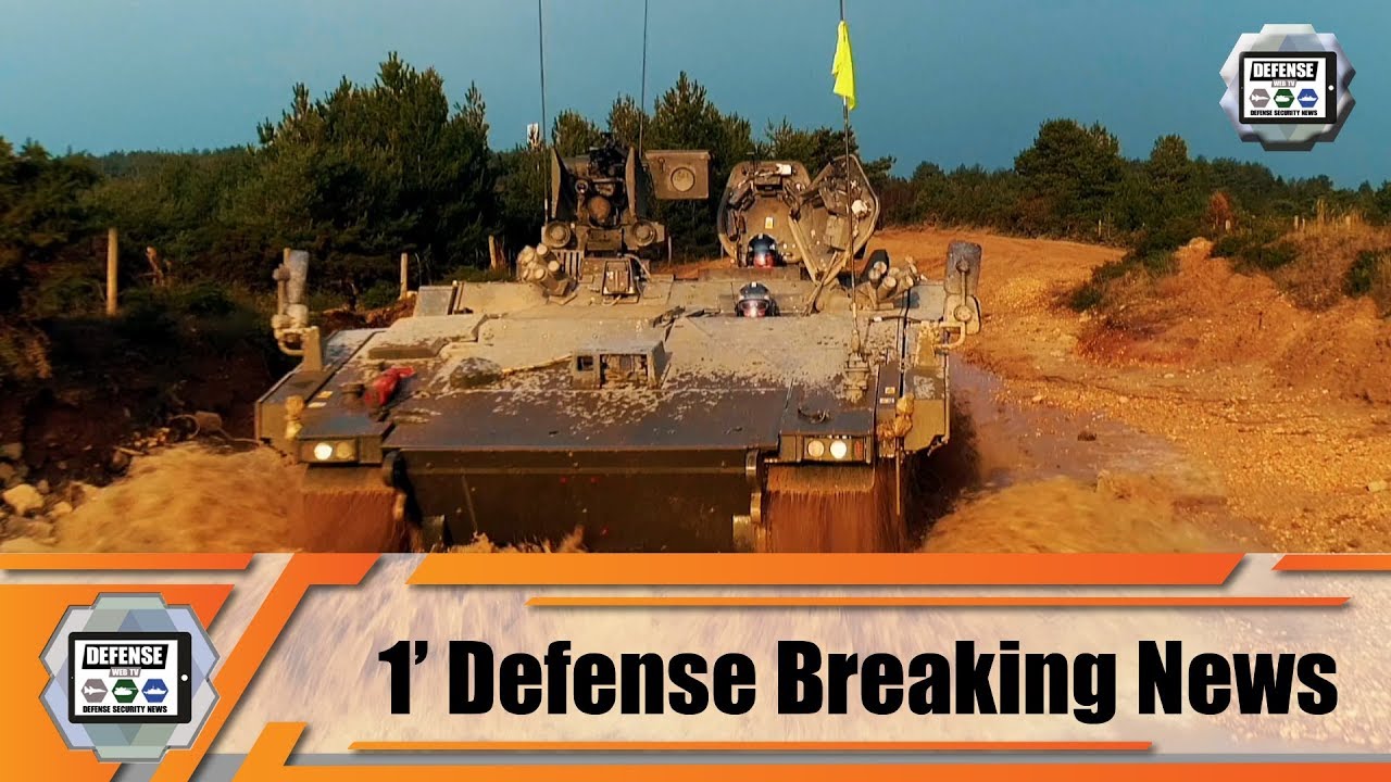 Video thumbnail for General Dynamics demonstrates capabilities of AJAX family of tracked armored DSEI 2019 London UK