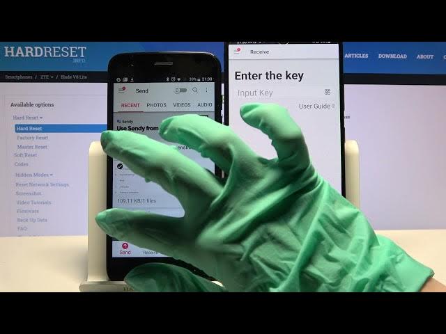 Video thumbnail for Transfer files from ZTE BLADE V8 LITE to an Android Device – Send Anywhere App