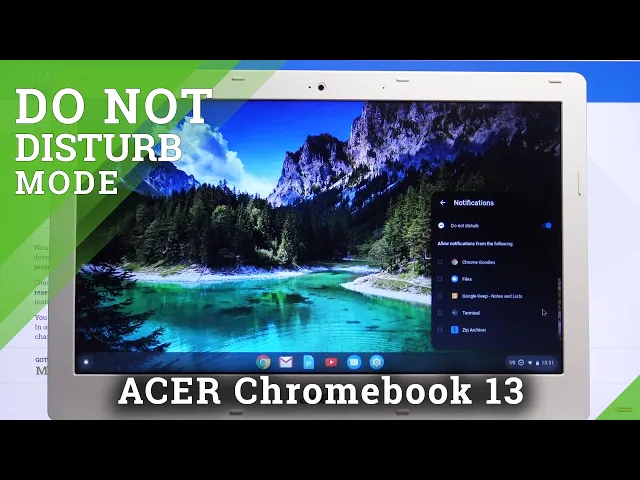 Video thumbnail for How to Activate DND Mode in ACER Chromebook 13 – Mute Sounds & Vibrations