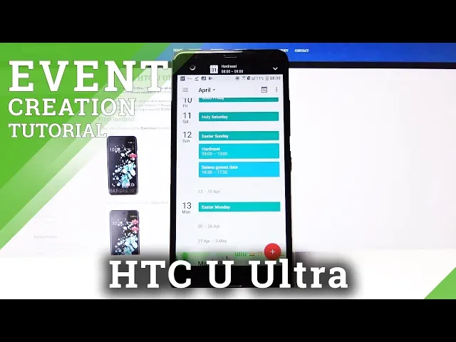 Video thumbnail for How to Add an Event in HTC U Ultra - Manage Calendar