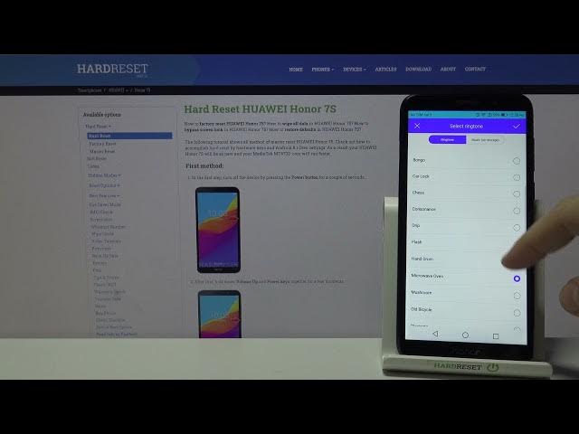 Video thumbnail for How to Change Notification Sound on HUAWEI HONOR 7S  – Customize Notifications