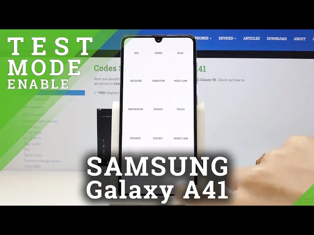 Video thumbnail for Secret Codes on SAMSUNG Galaxy A41 – Hidden Features