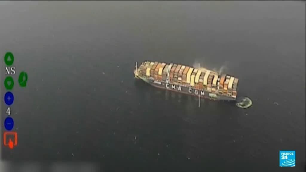 Video thumbnail for Iran claims strike on US ship in Strait of Hormuz as fighting escalates