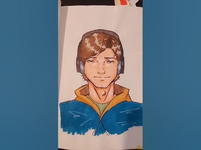 Video thumbnail for Got bored so tried this trend I saw lol #art #oc #drawing #shorts #artist #trend #viral #fyp