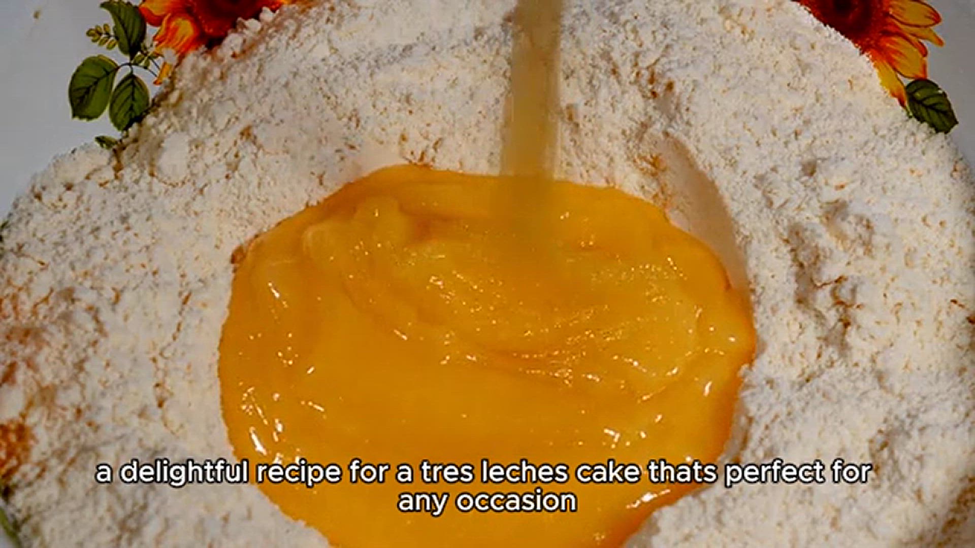 'Video thumbnail for Tres leches cake recipe'