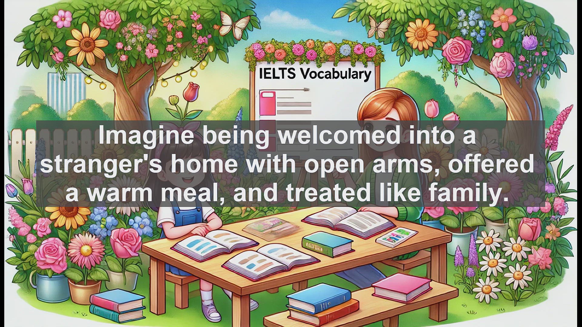 'Video thumbnail for 5000 Must Know IELTS 8.0 Vocabulary - Mastering 'Hospitable' for IELTS Success'