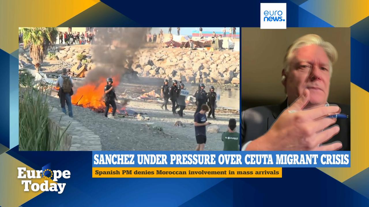 Video thumbnail for 'The Spanish government is weak' on Ceuta crisis, Spanish MEP says