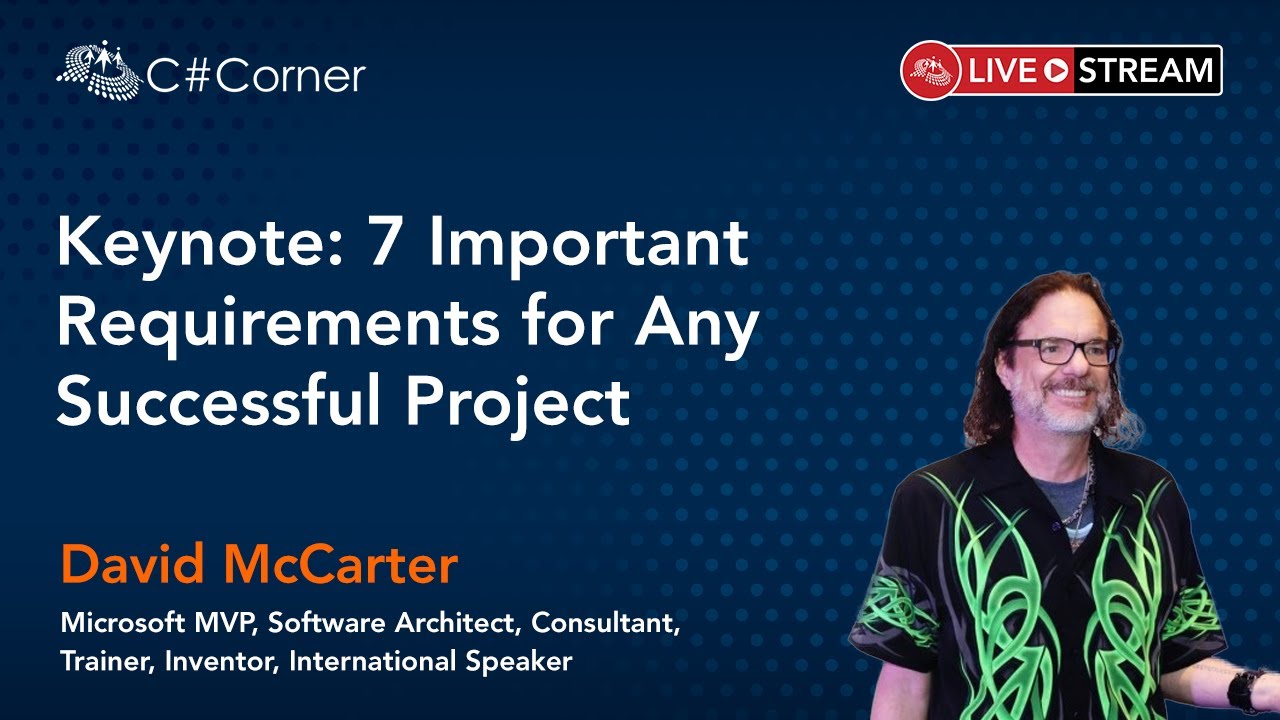 Video thumbnail for Keynote:7 Important Requirements for Any Successful Project || Code Quality & Performance Conference