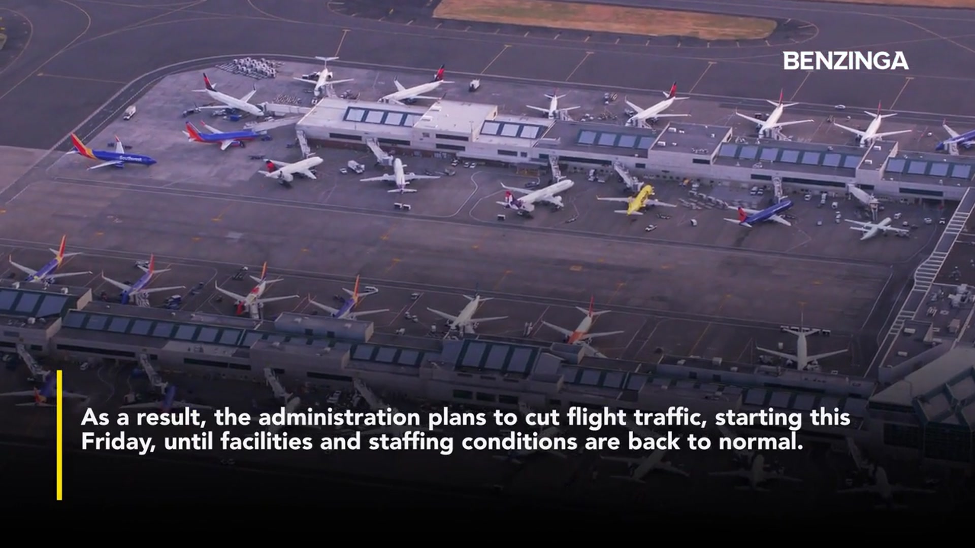 'Video thumbnail for Trump Administration To Slash 10% Of Flights At 40 Major Airports Ahead Of Holidays Amid Prolonged Shutdown'