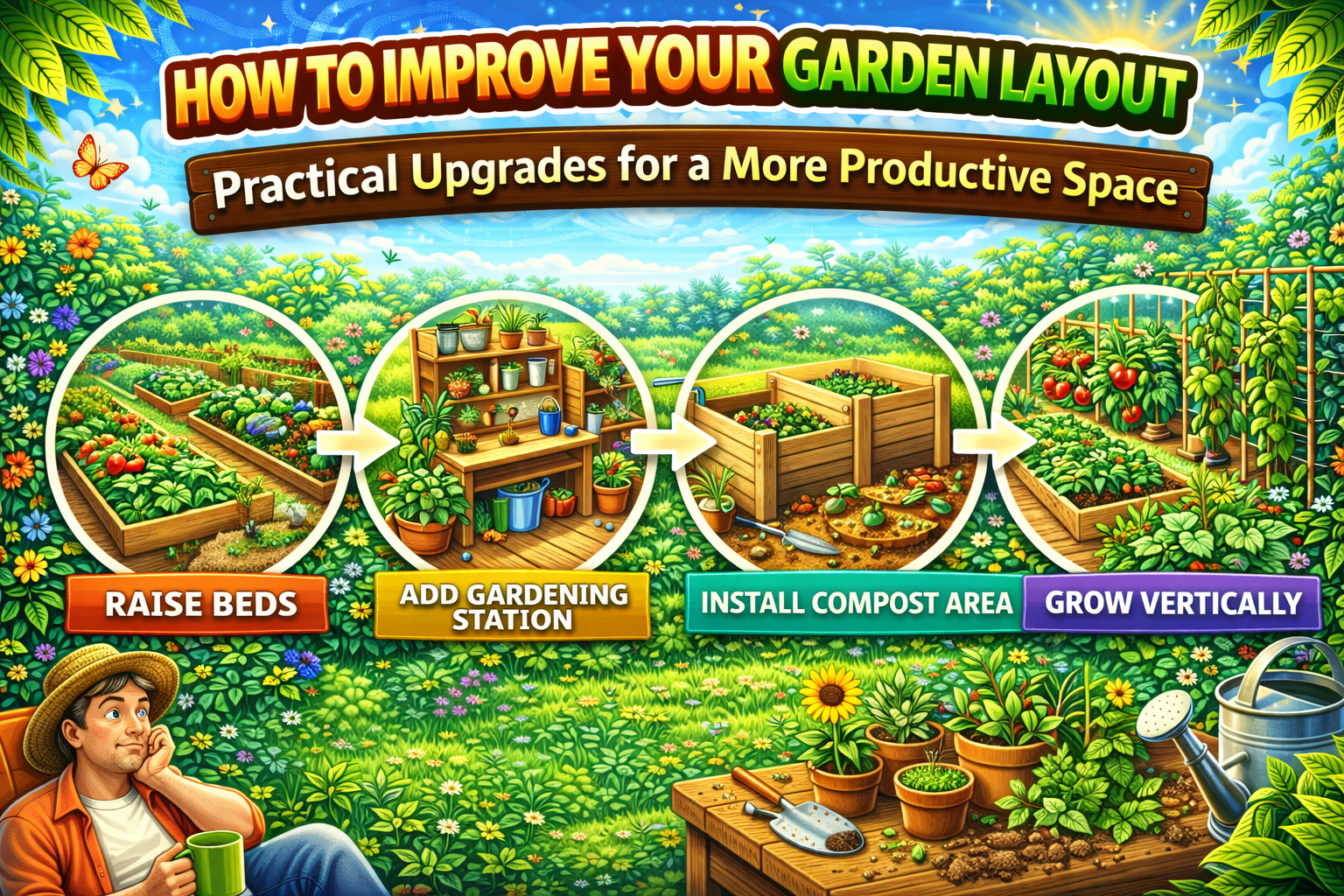 Video thumbnail for How to Improve Your Garden Layout | Practical Upgrades for a More Productive Space