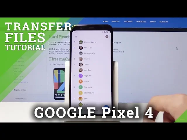 Video thumbnail for How to Transfer Contacts in GOOGLE Pixel 4 - Copy Contacts