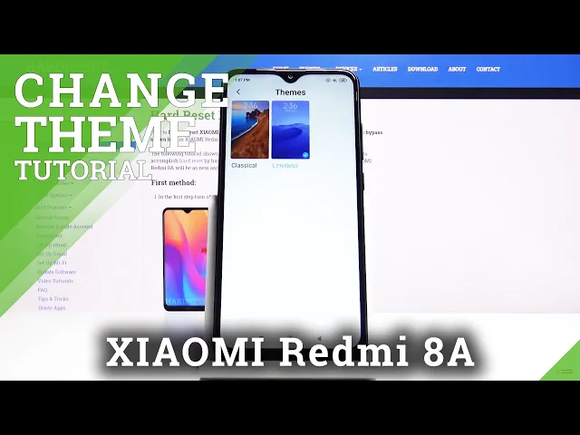 Video thumbnail for How to Change Device Theme in XIAOMI Redmi 8A – Customize Display