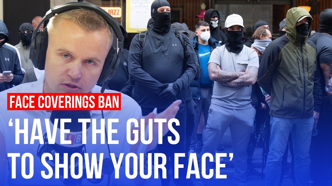 Video thumbnail for Police to crack down on face coverings at protests