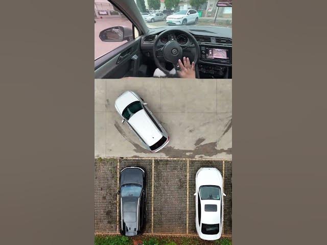 Video thumbnail for Driving skills #shorts #Reverse parking #Parallel parking