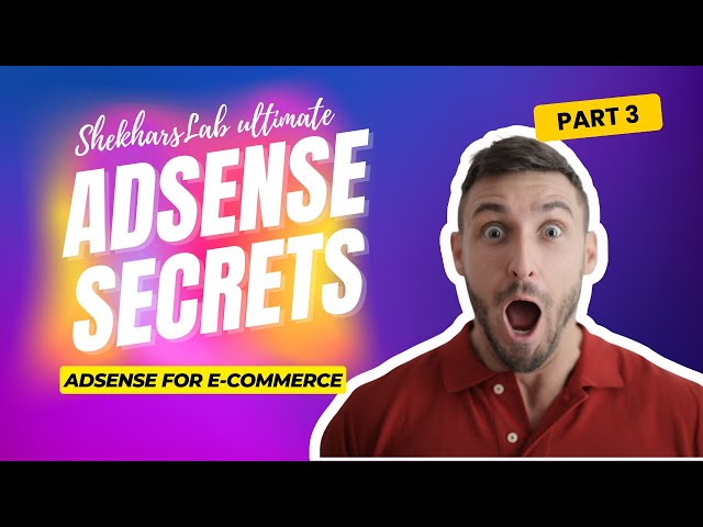 Video thumbnail for Boost Shopify Ecommerce Revenue with AdSense - The Complete Guide