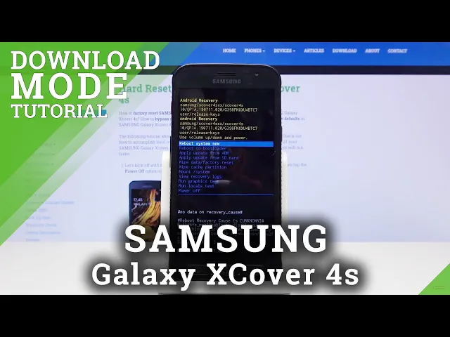 Video thumbnail for How to Enter Download Mode in SAMSUNG Galaxy Xcover 4s – Odin Mode