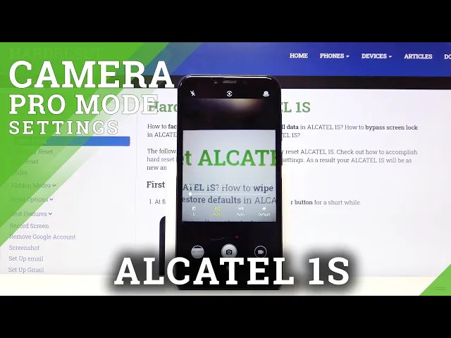 Video thumbnail for ALCATEL 1S Camera Pro Mode