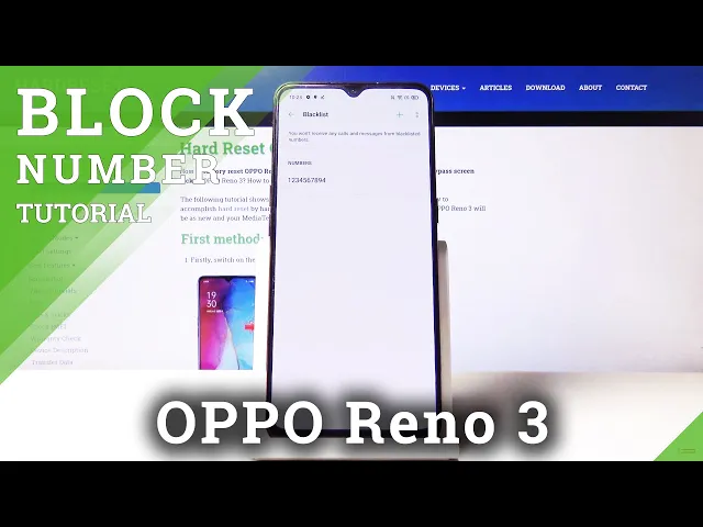 Video thumbnail for How to Block Number in OPPO Reno 3 – Create Blacklist