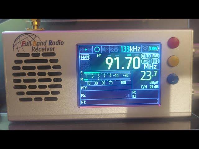 Video thumbnail for TEF 6686 LW/MW/SW/FM RDS Radio - FM DX of Gospel JA FM @ 91.7 MHz from Kingston Jamaica
