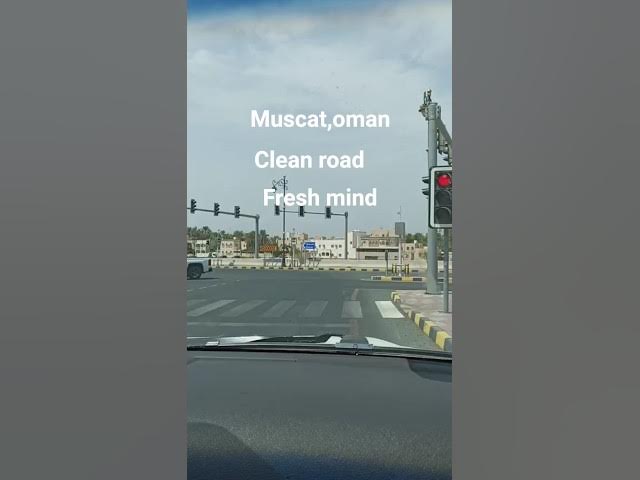 Video thumbnail for muscat oman,clean road,fresh mind journey. #world #best