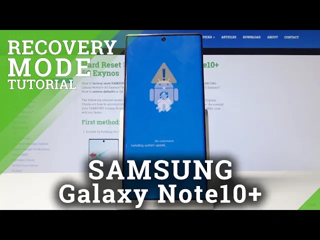 Video thumbnail for How to Open Recovery Mode in SAMSUNG Galaxy Note 10+