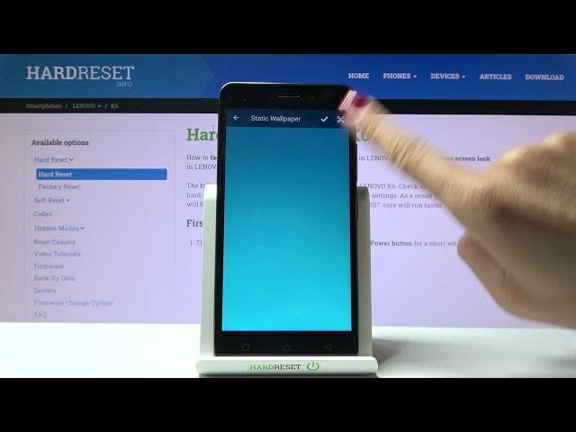Video thumbnail for How to Change Wallpaper on Lenovo K6 – Customize Display