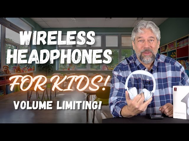 Video thumbnail for Kid Ready 1More HQ20 Kids Wireless Headphones Protect Your Children's Hearing