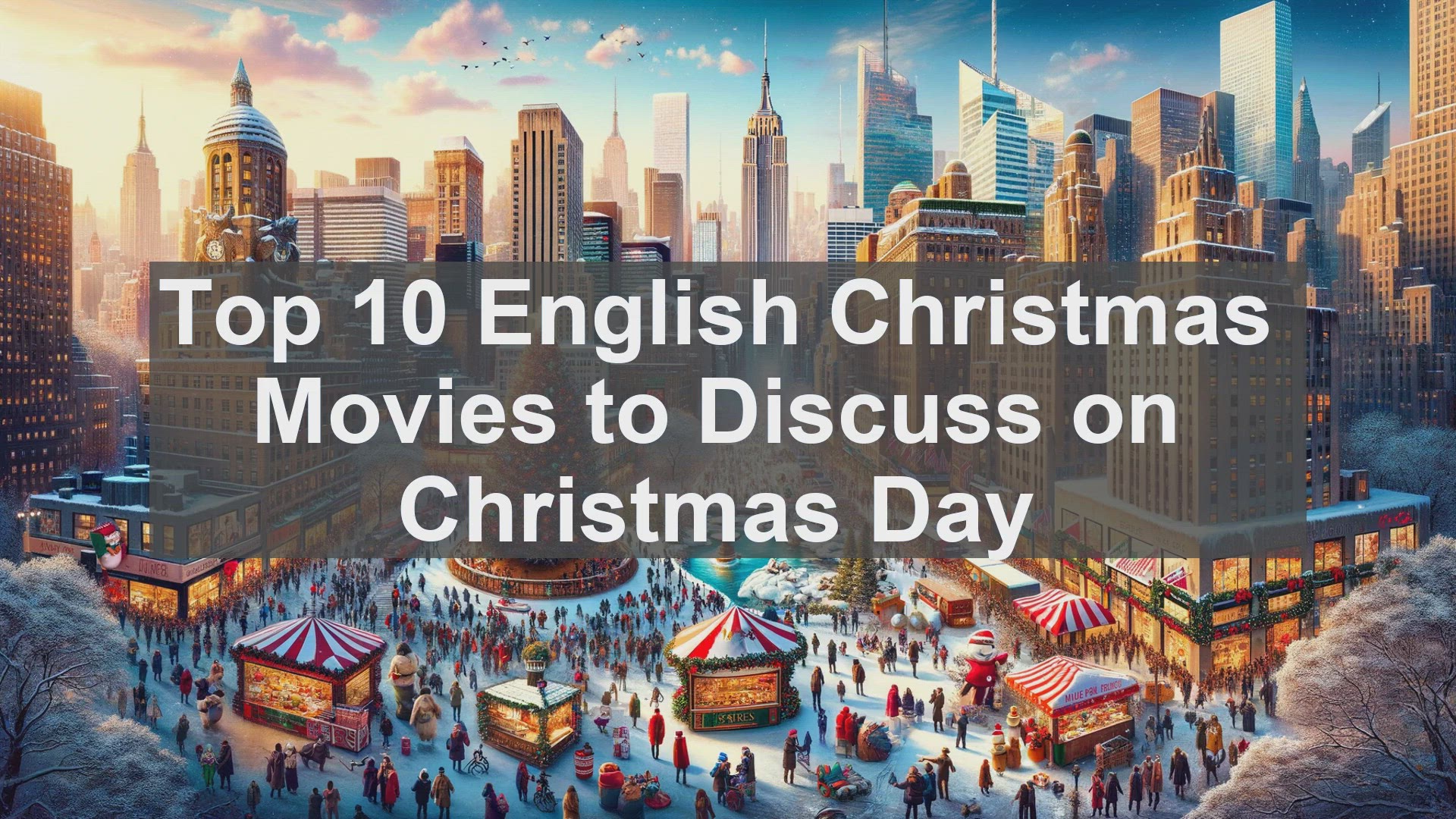 'Video thumbnail for Top 10 English Christmas Movies to Discuss on Christmas Day'