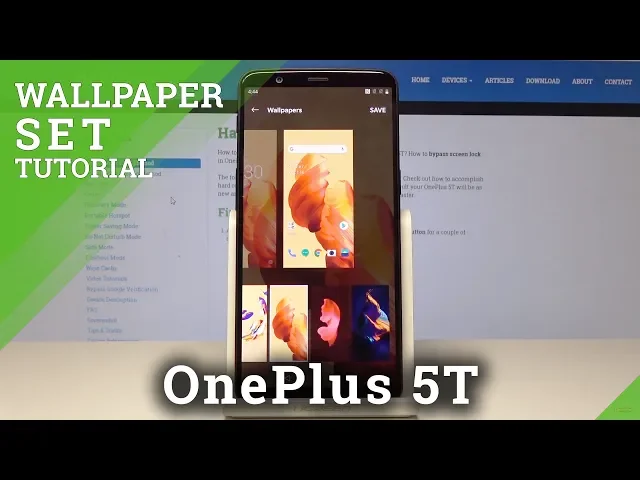 Video thumbnail for OnePlus 5T How To Change Wallpaper