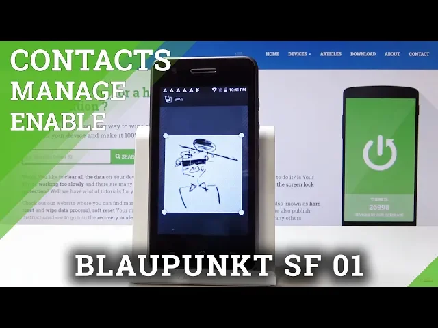 Video thumbnail for BLAUPUNKT SF 01 Add Contact Photo / Personalize Contacts